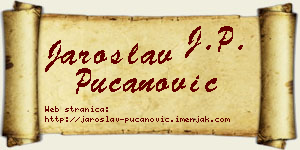 Jaroslav Pucanović vizit kartica